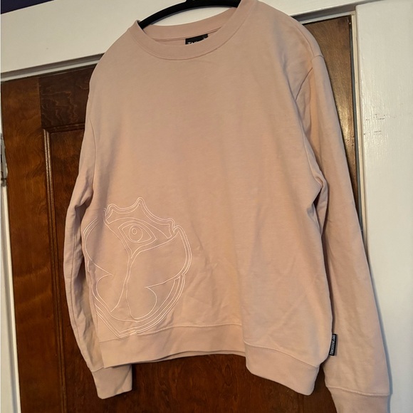 TML by TOMORROWLAND Vintage Icon Sweater Soft Blush Pullover Abstract FLORA ICON - Picture 5 of 11